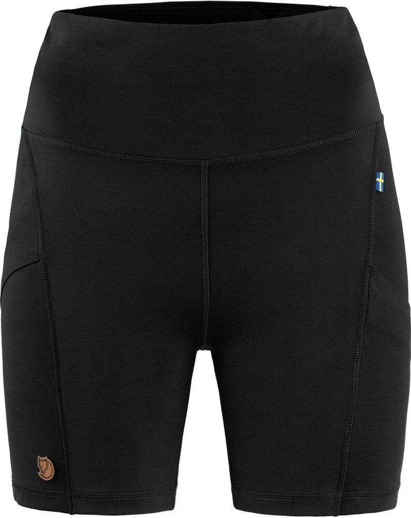 Fjällräven Abisko 6 ́ ́ Kurze Leggings Schwarz L Frau Schwarz L