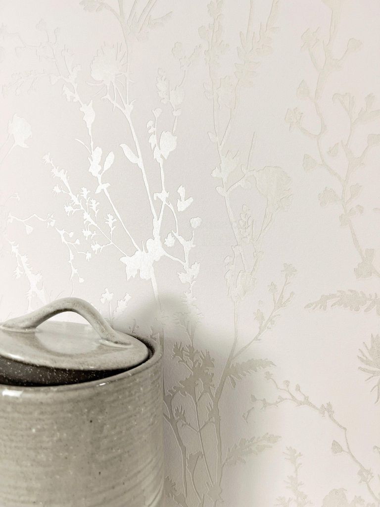 NEWROOM Tapete Katya Powder Rose Creme Vliestapete - Modern Produktbild 