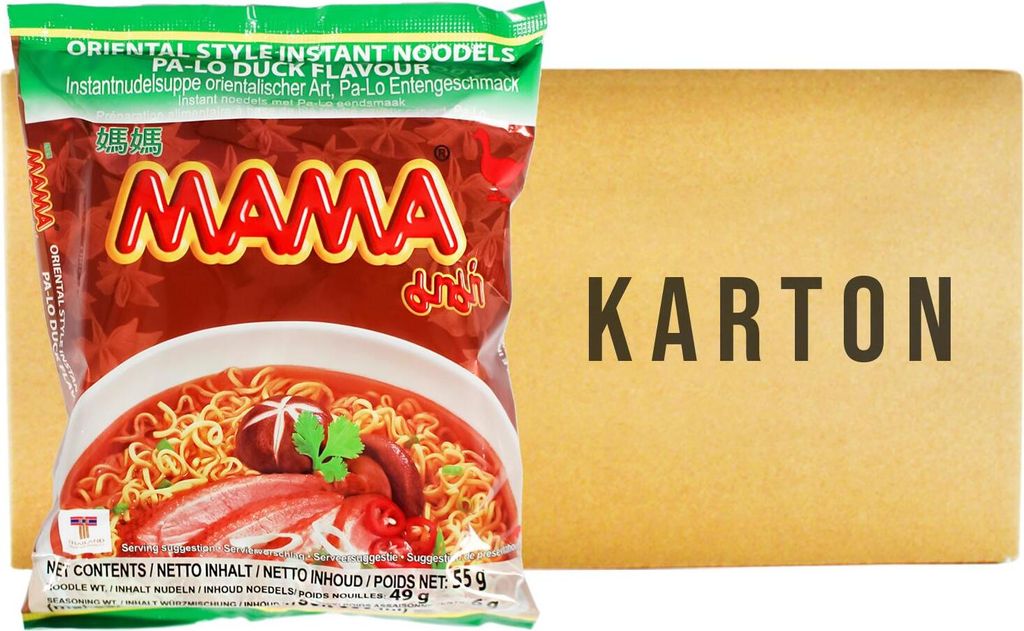 Mama Instantnudel Enten Geschmack 30x55g Produktbild 
