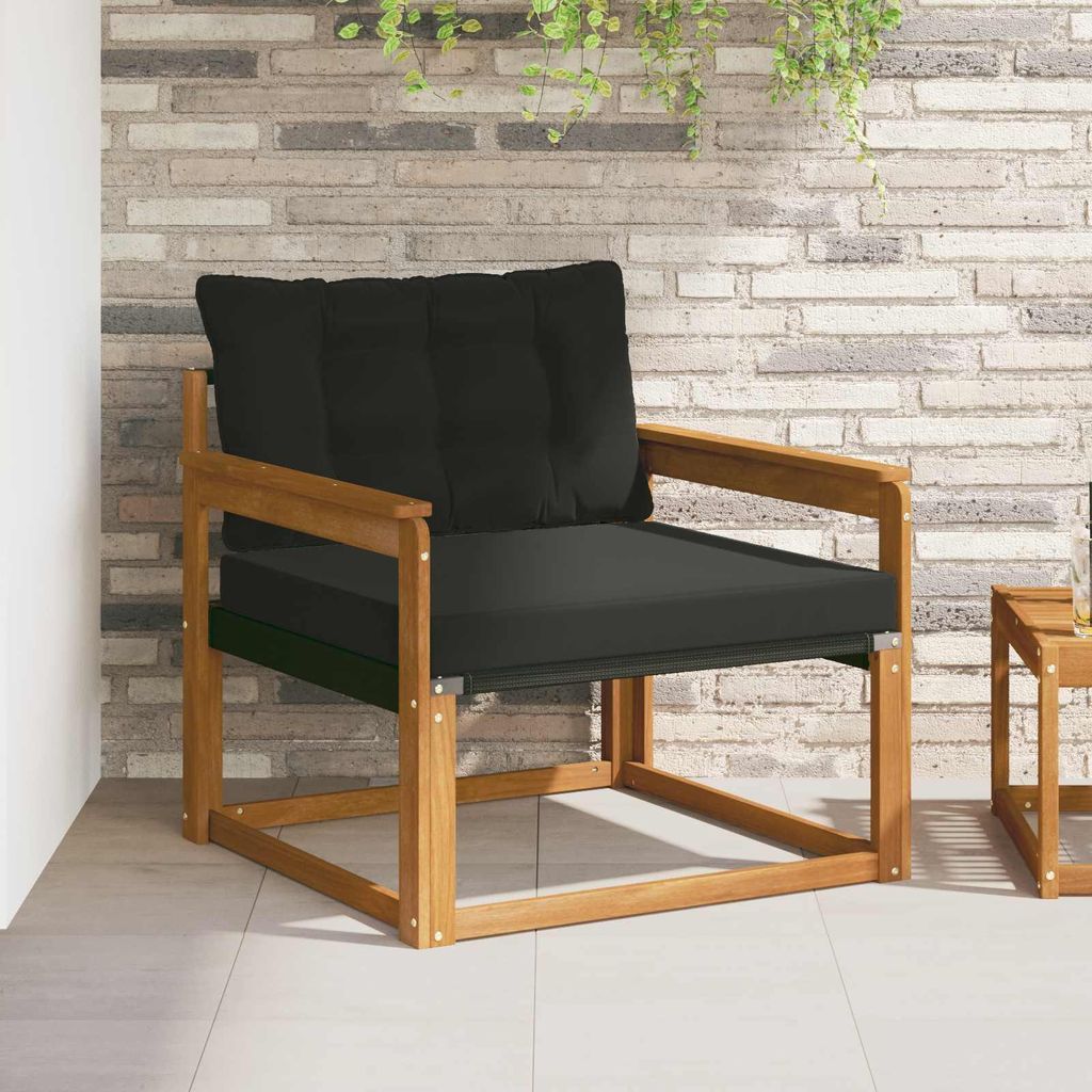 "SALE 2026"Outdoor-Sofagarnitur/Couchgarnitur - CLORIS - Outdoor-Möbel - für Garten/Terrasse - Massives Akazienholz und Textilene Natur - Gartens...
