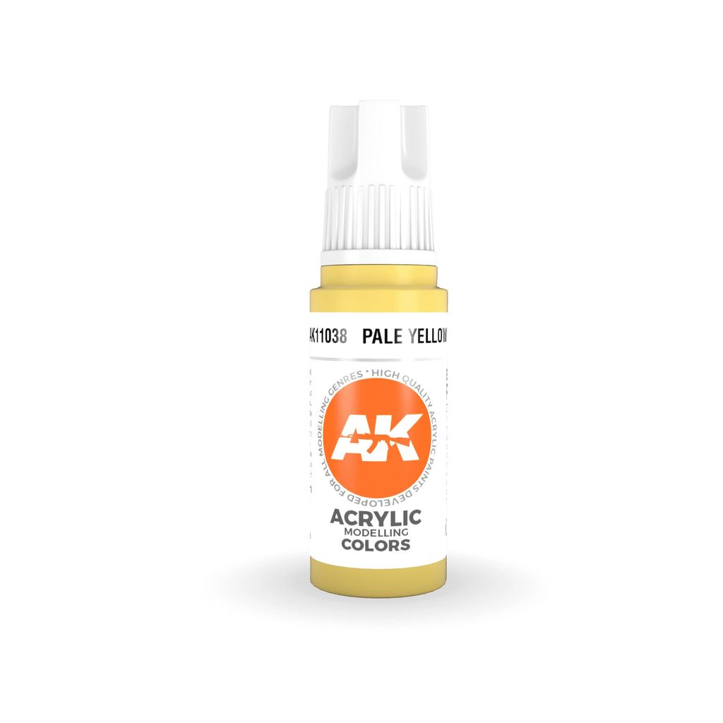 AK Interactive AK11038 - Pale Yellow 17ml - Neu