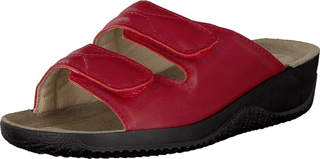 Rohde Damen Pantolette Leder Weite F 1/2 bequemer Produktbild 