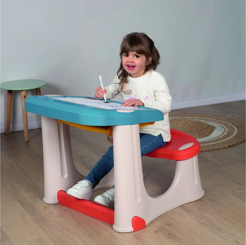 Bureau Premier Âge Smoby 420224 Idéal pour Apprendre à Écrire et Tracer - 5
