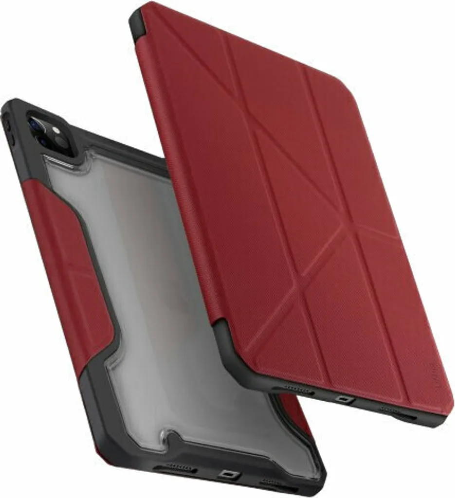 Custodia Uniq Trexa iPad Air 10.9 Rossa: Stile e Igiene Antimicrobica - 11