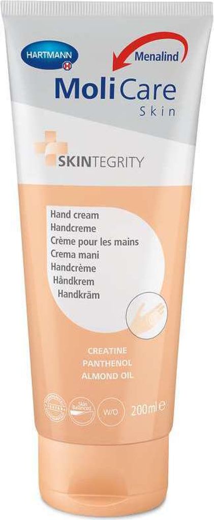HARTMANN MoliCare Skin Handcreme intensive Pflege für sehr trockene, rissige Hände., 200 ml Creme