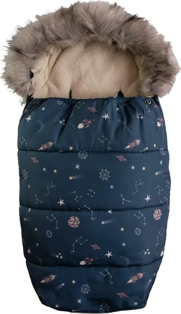 Chancelière BabyMatex Venus turquoise anti-froid pour poussette TB0308