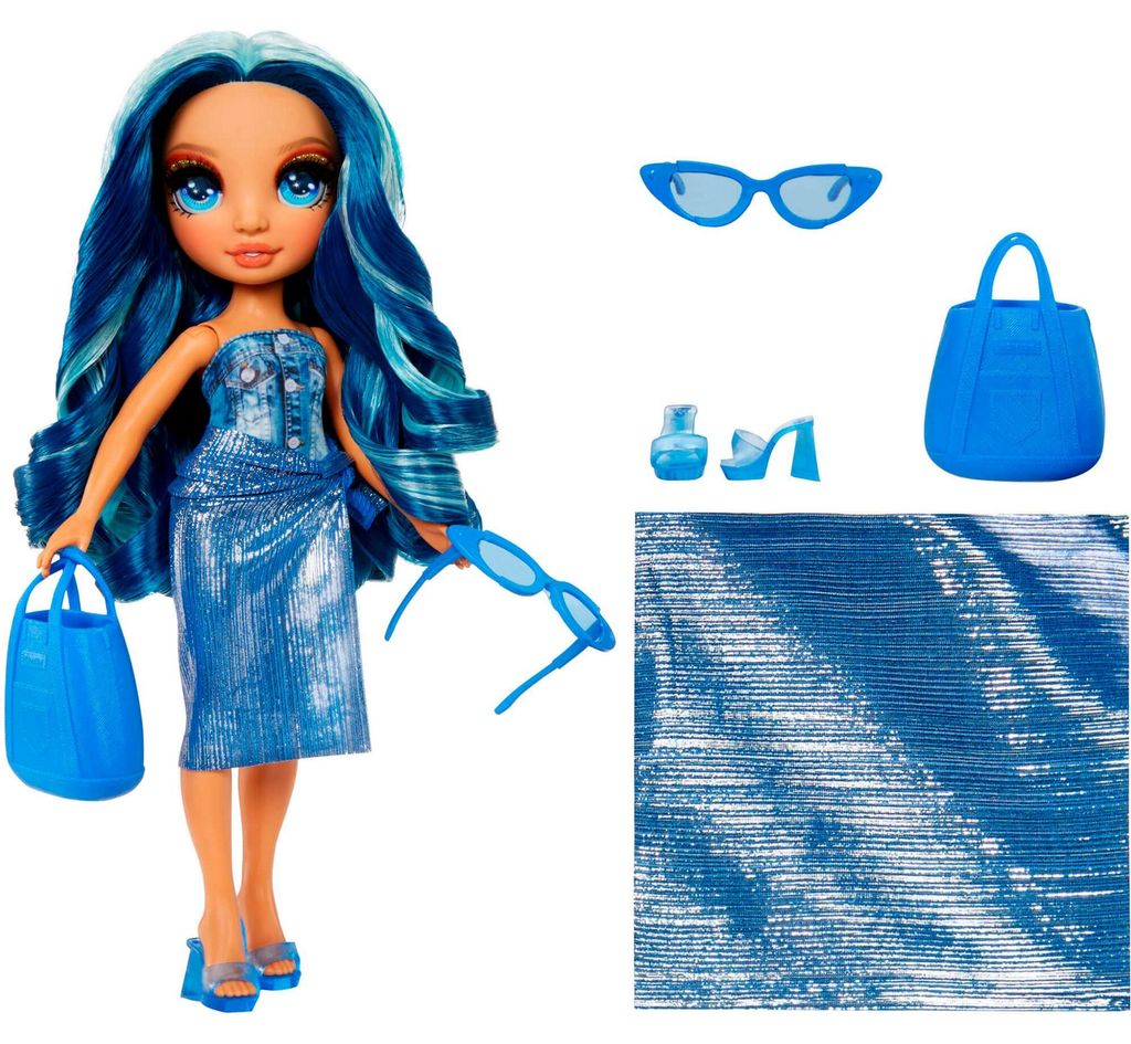 Rainbow High Swim & Style - Skyler (Blue) Produktbild 