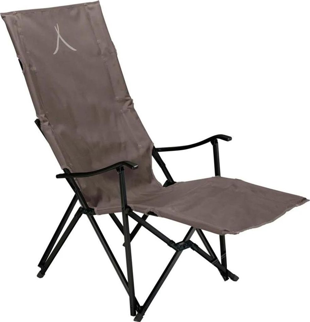 GRAND CANYON EL TOVAR LOUNGER / bequemer Campingstuhl aus Aluminium mit hoher Rückenlehne und Fußteil/ stabil und leicht/ faltbar/ max. 100Kg/ / ...