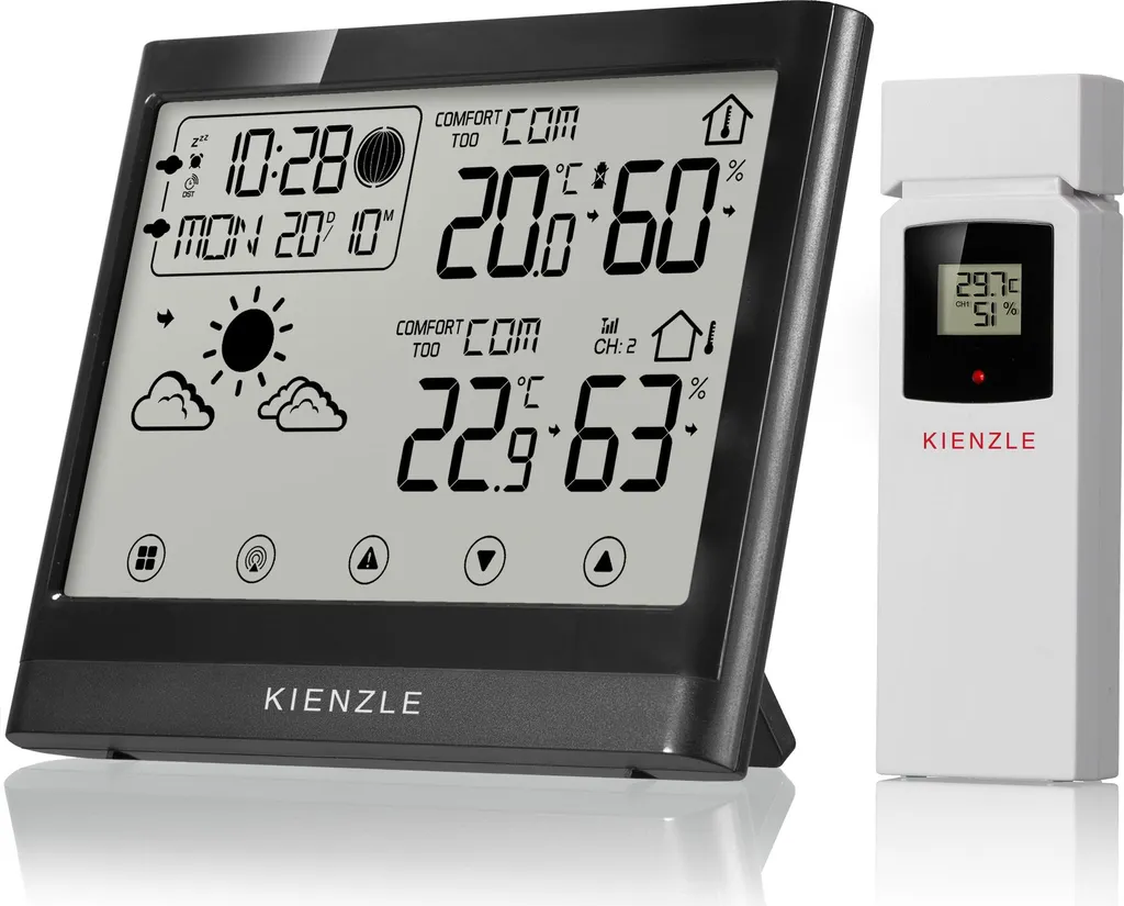 Station Météo Numérique pour la Maison avec Prévisions et Horloge Radio