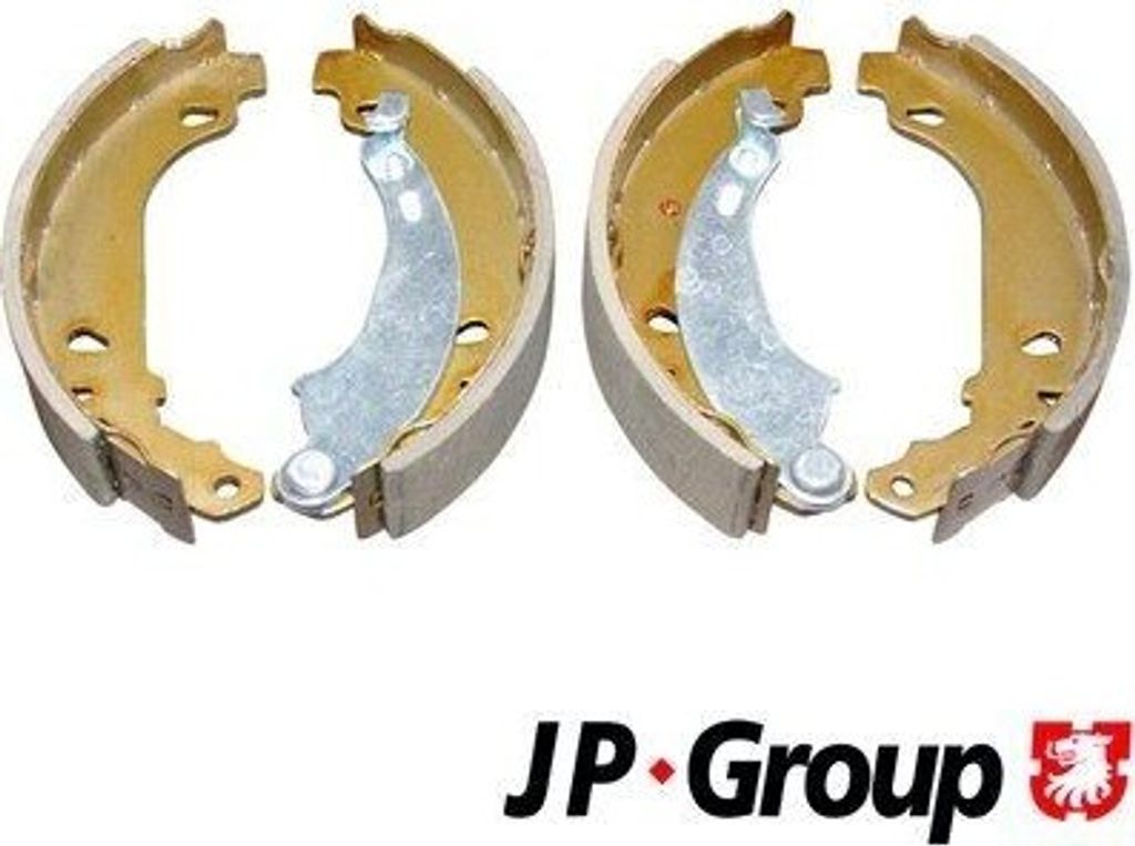JP GROUP 4363900910 - OE 7701205758 Bremsbackensatz für Logan I, Sandero, Logan, Thalia II (LU), Thalia I (LB), Sandero I (BS), Clio II