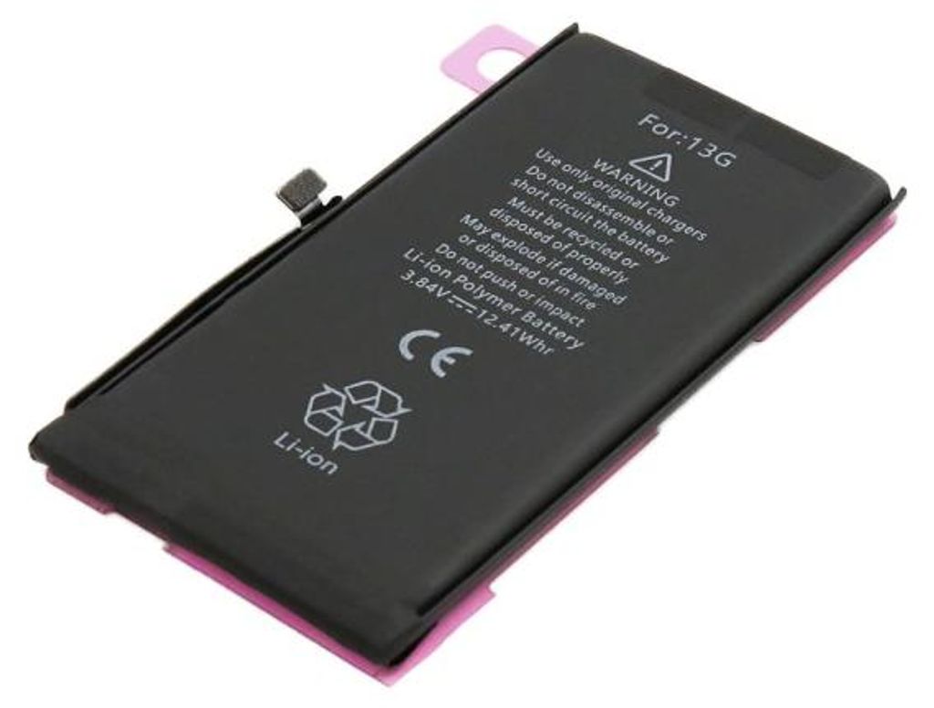 Akku für Apple iPhone 13, A2631, A2633, A2634, A2635 ersetz A2655 Li-Polymer, 3,84V, 3227mAh, 12,4Wh