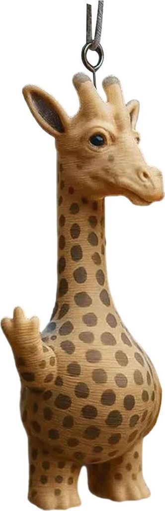 Tieranhänger Elefant Giraffe Nilpferd Frosch Design Weihnachtsschmuck Hängende rustikale Festtagsdekoration