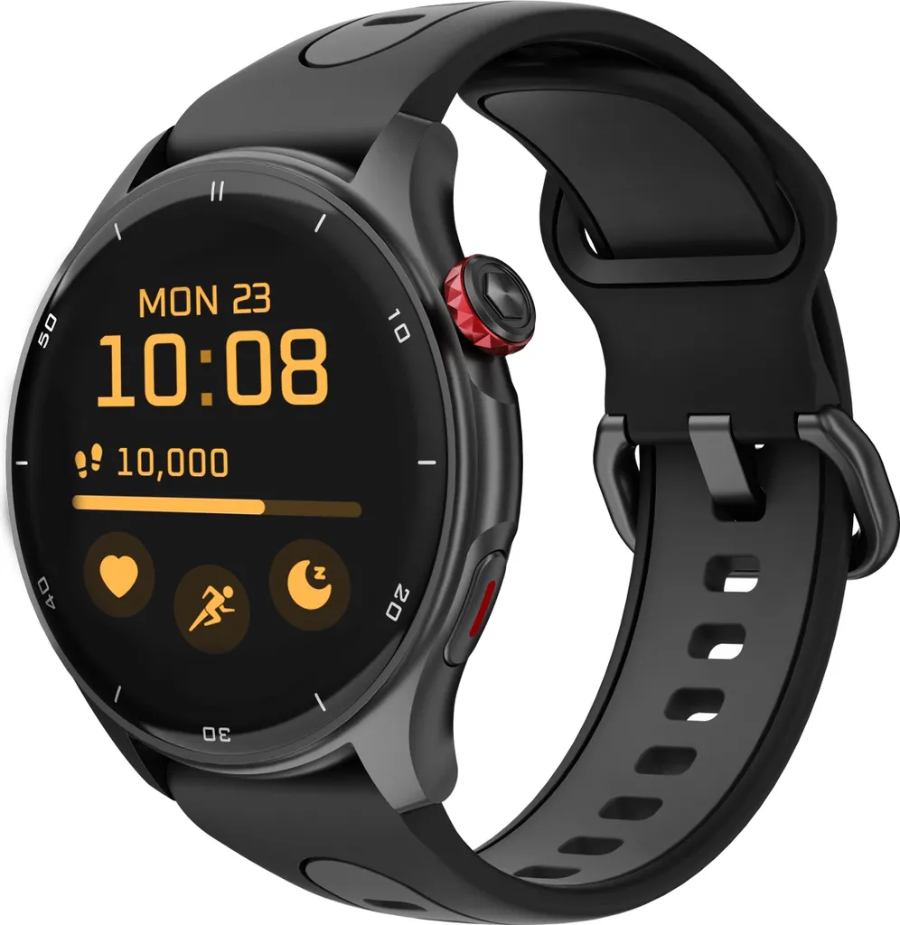 myPhone Watch Adventure 3,63 cm (1,43") AMOLED 46,3 mm Digitale 466 x 466 pixel Touchscreen Nero GPS (satellite)