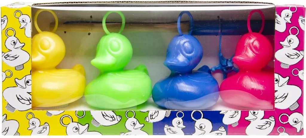Pêche aux canards éducative : kit de 4 pièces avec canne ergonomique