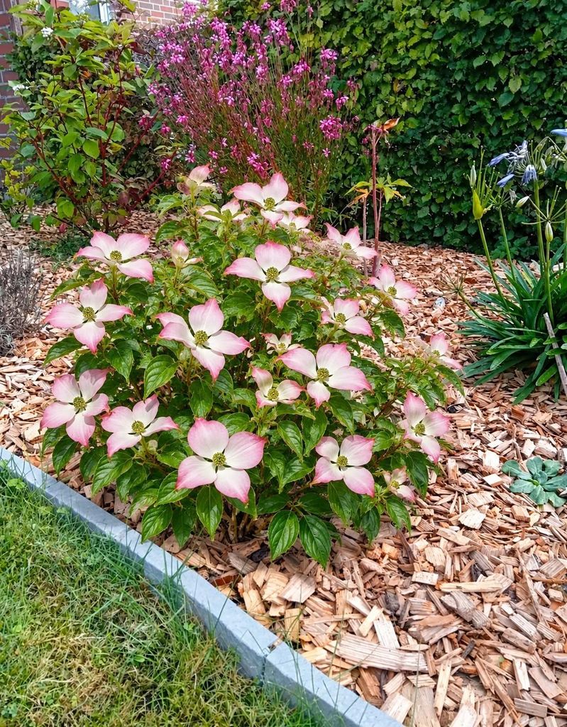Japanischer Blumenhartriegel Cornus Kousa Satomi 125 - 150 Produktbild 