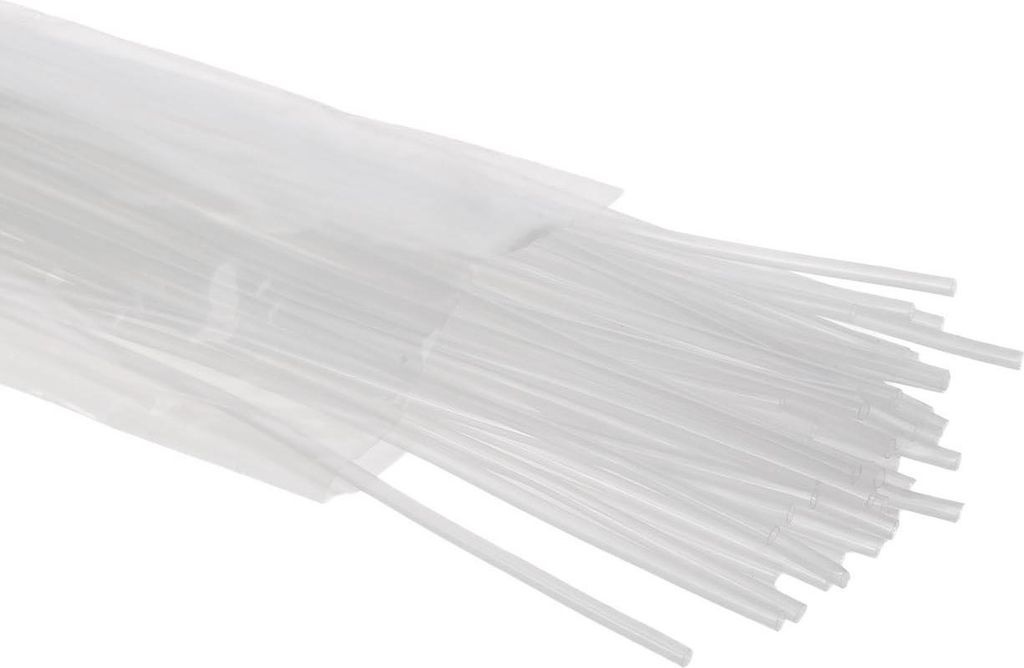 Schrumpfschlauch 2,4 mm - transparent - 50 Stück