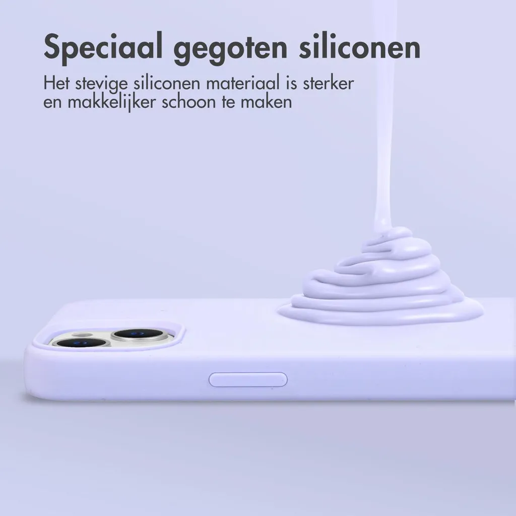 Offerta Custodia iPhone 15 Pro Accezz Viola MagSafe - Silicone Liquido - 9