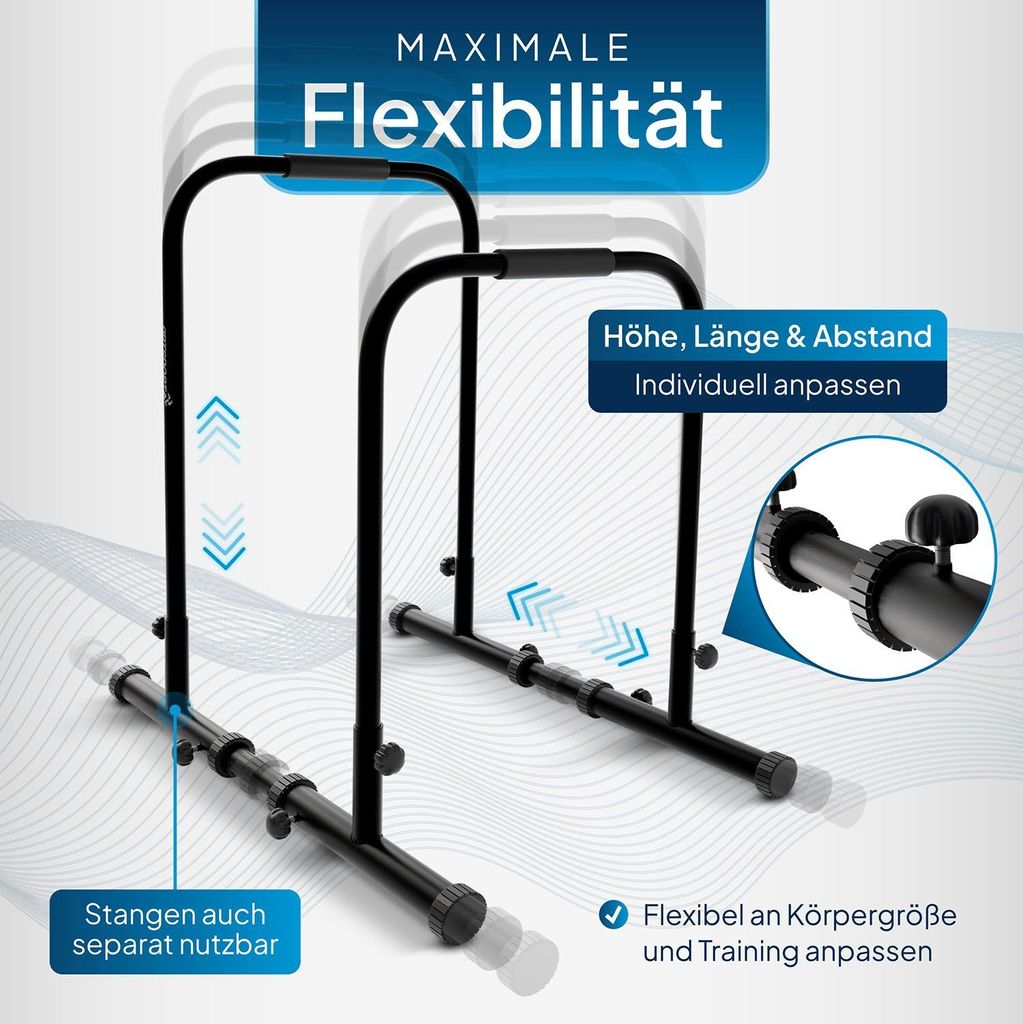 ArtSport Dip Barren - Dip Station bis 500 kg - Produktbild 3