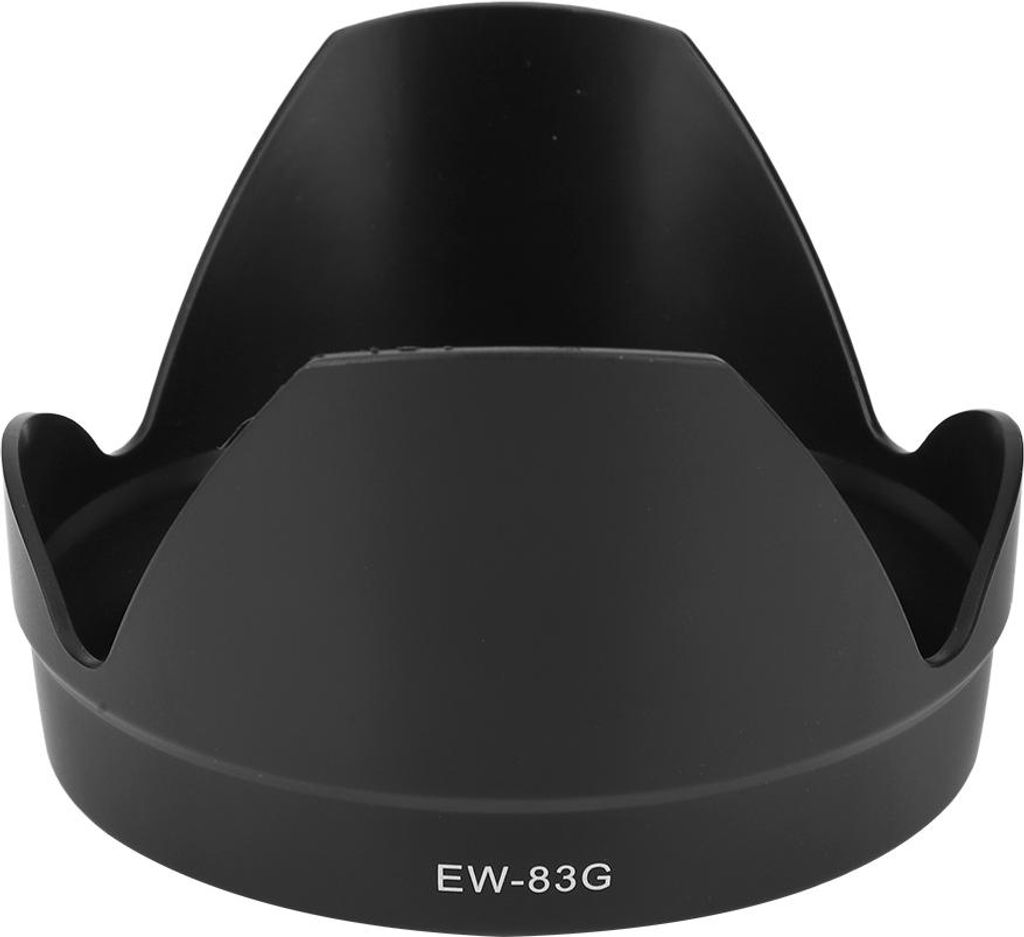 EW-83G Schwarze Kunststoff-Gegenlichtblende für Produktbild 