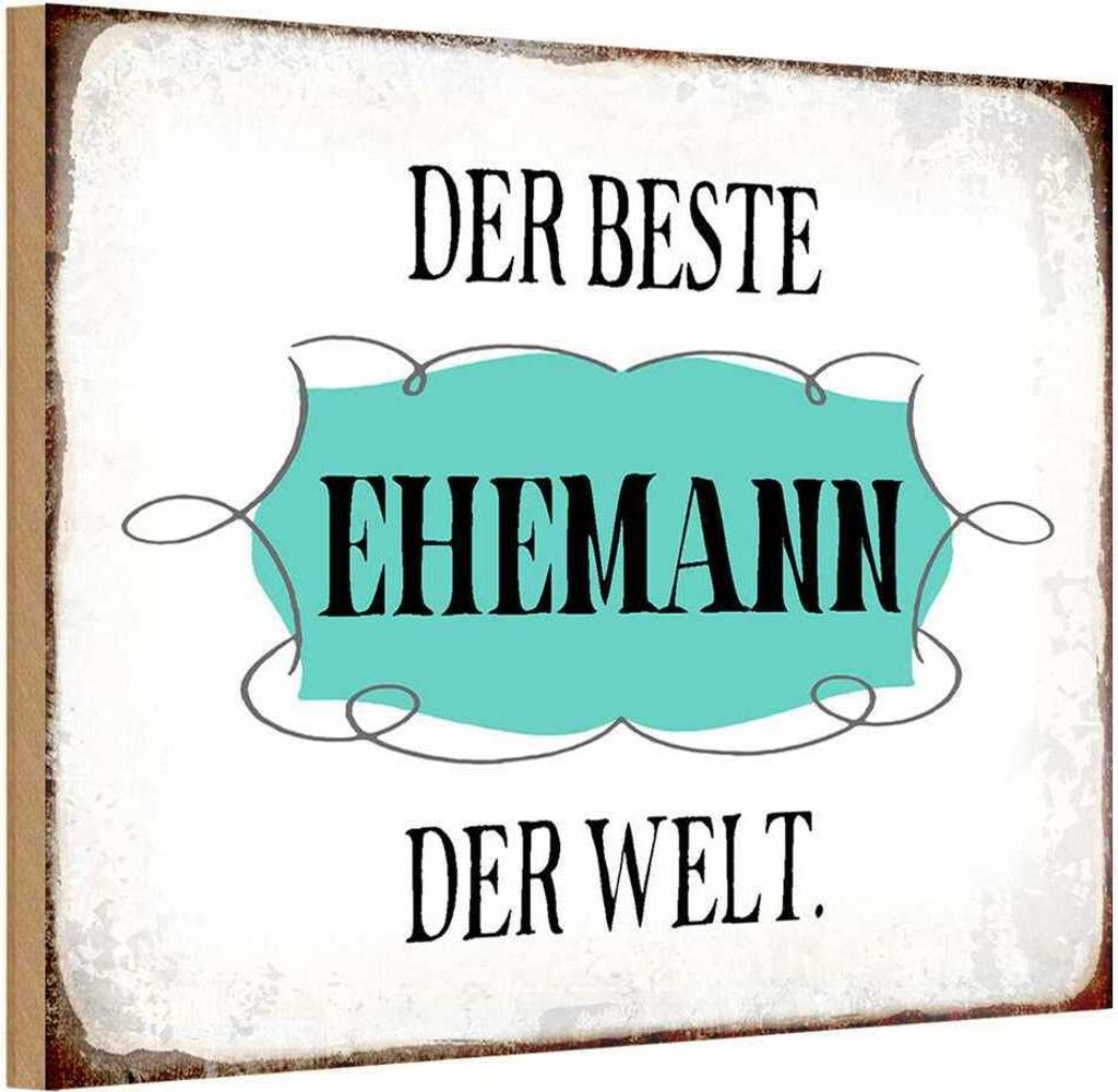 vianmo Holzschild 20x30 cm der beste Ehemann Welt Spruch Zitat