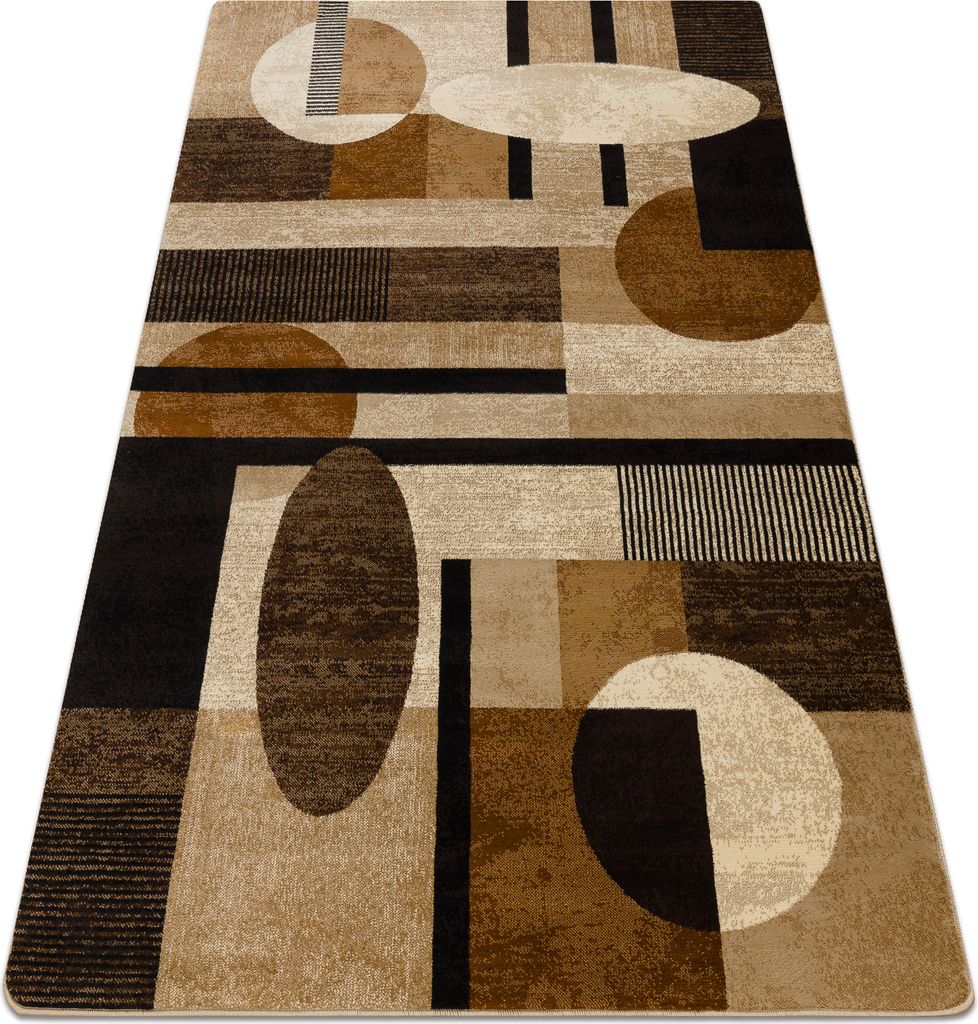Teppich ROYAL 5376 Geometrisch, Kreise - beige / Creme beige 300x400 cm