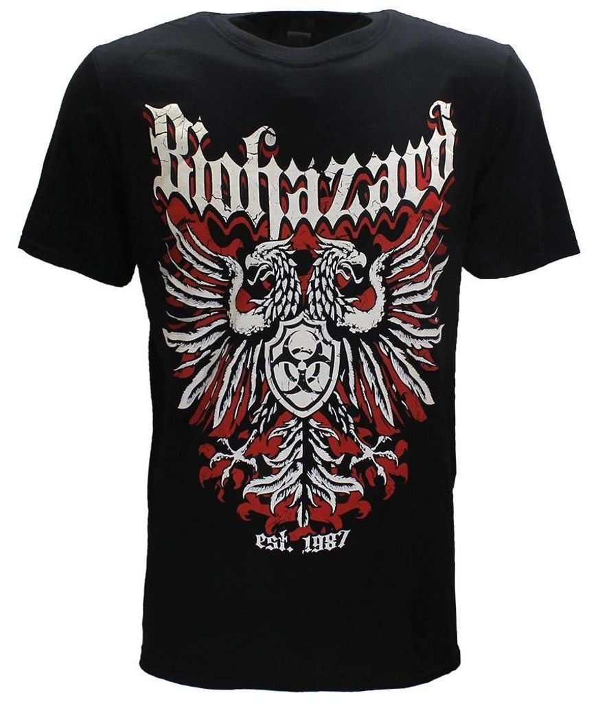 T-Shirt mit Biohazard-Wappen - XXL