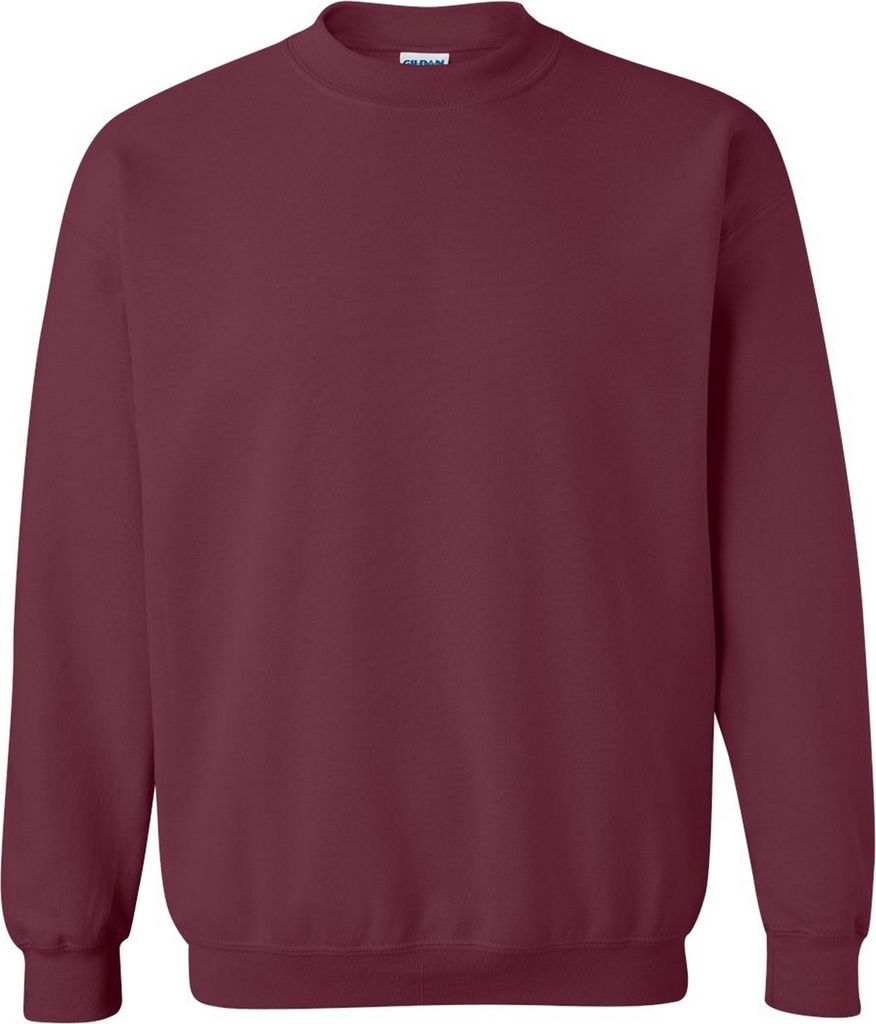 Gildan Heavy Blend Uni Sweatshirt mit Rundhalsausschnitt BC463 (3XL) (Weinrot)