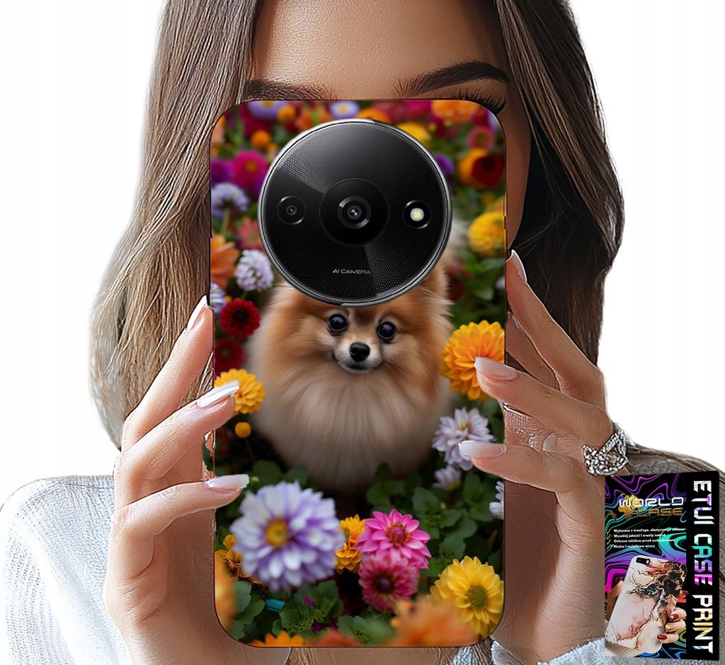 Gehäuse Für Xiaomi Redmi A3 - Niedlicher Hund, Pomeranian Gehäuse + Glas