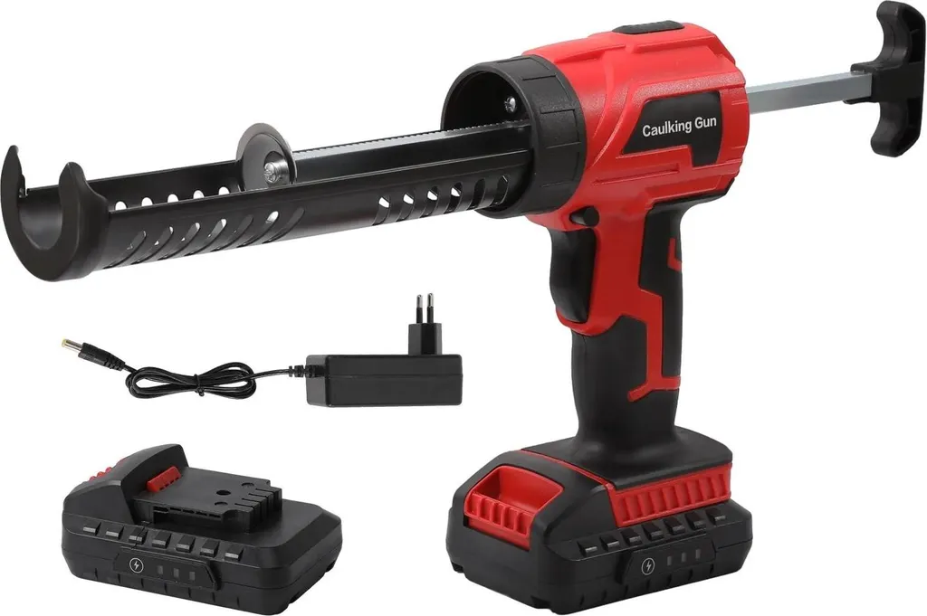 Pistola di tenuta, controllo a 4 velocità, uscita ad alta pressione, 1 batteria