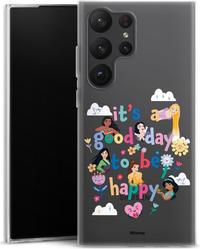 DeinDesign Slim Hülle für Samsung Galaxy S23 Ultra Silikon Case Ultra Dünn Handyhülle Disney Princess Offizielles Lizenzprodukt Prinzessin