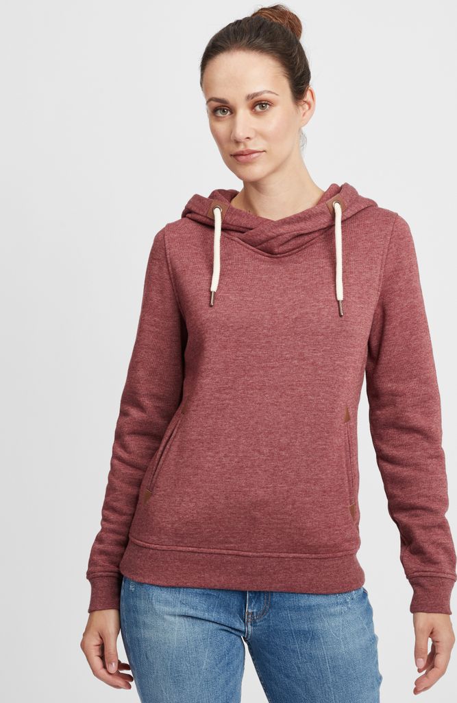 OXMO OXVicky Hood Damen Kapuzenpullover Hoodie Pullover mit Kapuze