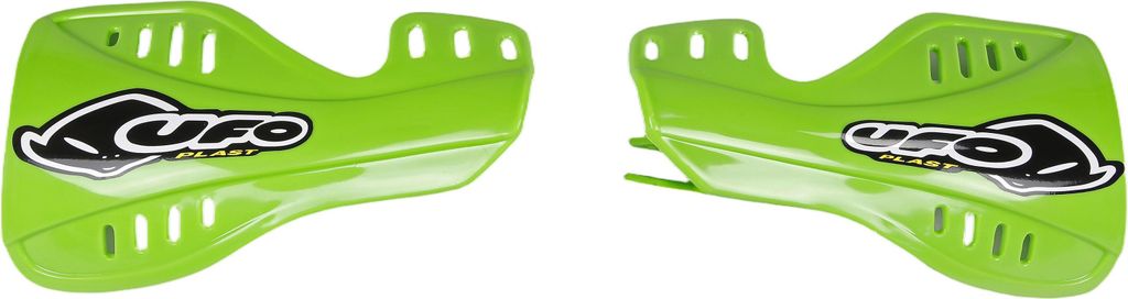 Handprotektoren UFO PLAST Verkleidung Handabdeckung für Kawasaki KX F 250 ccm Bj. 2005 - 2020, Farbe:grün OEM