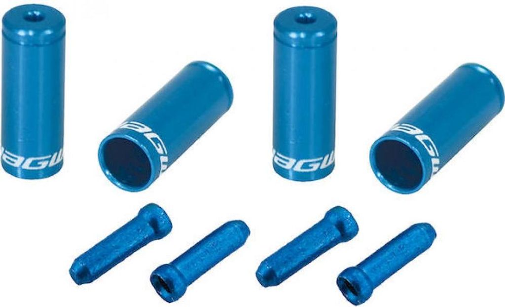 Jagwire Endkappen-Kombi-Nachfüllpack – blau