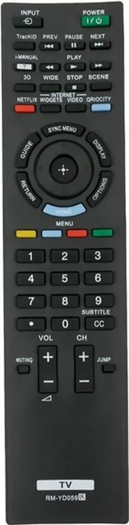 Télécommande TV Sony KDL pour remplacer RM-YD061 RM-YD059 cassée