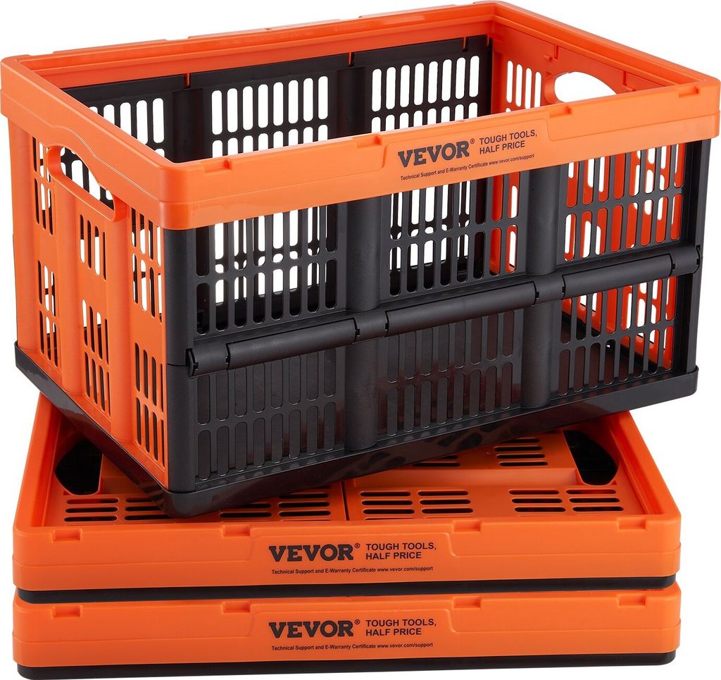 3er-Set 45L Profi Klappbox aus PP Transportbox Faltbarer Produktbild 