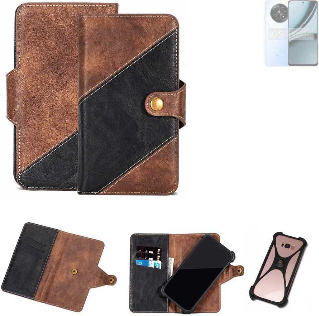 K-S-Trade Handyhülle Schutzhülle Bookstyle Case kompatibel Produktbild 