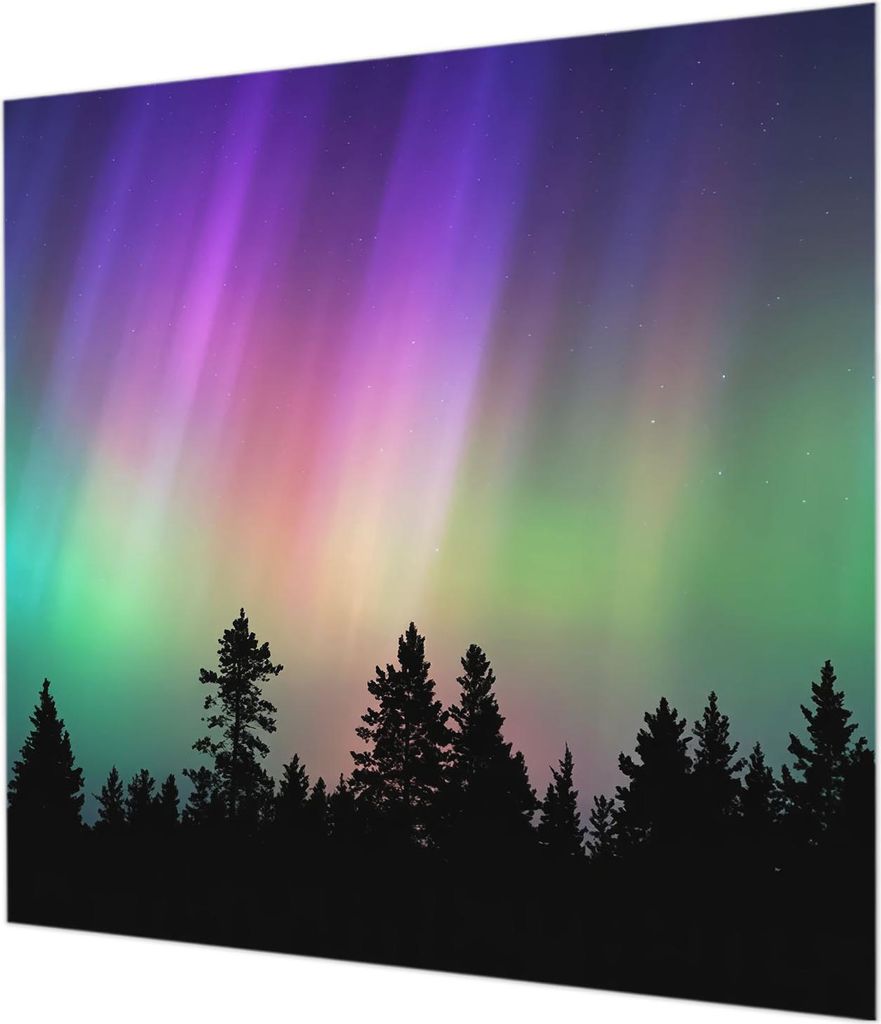 Wandtapete - Dekorative Tapete für Wohnzimmer - Tapetenfolie für Wanddekoration - 250x250 cm - Magischer Himmel