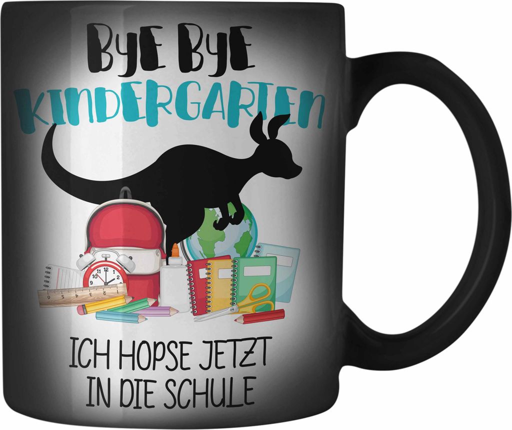 Trendation - Schulkind 2023 Einschulung Mädchen Junge Geschenk Schultüte Farbwechsel Zauber-Tasse Schulstart 1. Schultag Schuleinführung Schulan...