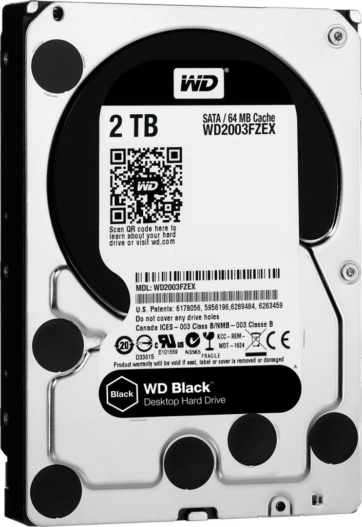 Black 3,5 Zoll 2000 GB Serial ATA III Produktbild 