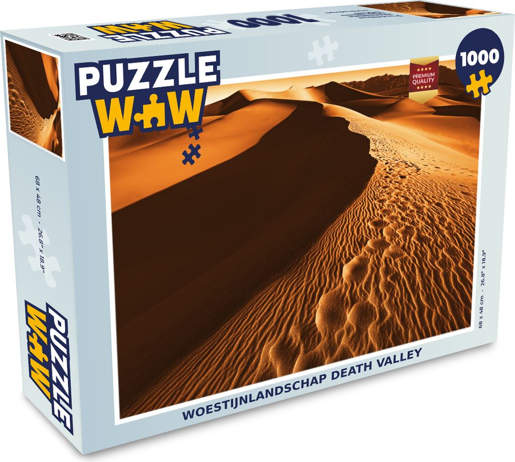 MuchoWow Puzzle 1000 Teile Wüstenlandschaft Death Valley - Erwachsene - Rätsel