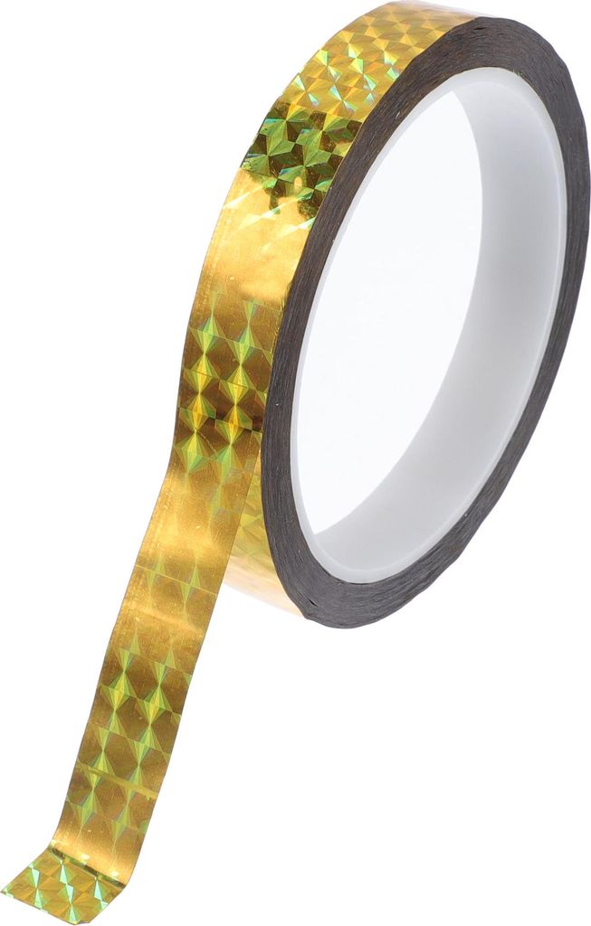 Pinstripe Tape 164.04ft x 0.59" Autostreifen Zierstreifen Aufkleber für Auto, Motorrad und Boot, Rennstreifen DIY Sticker Laser Gold 1 Stk