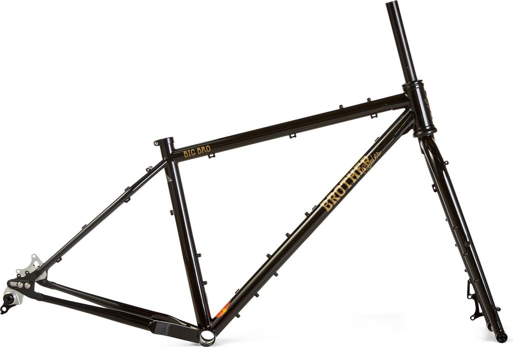 Fahrradrahmen aus Stahl - Big Bro - Stealth Black - XL - Brother Cycles