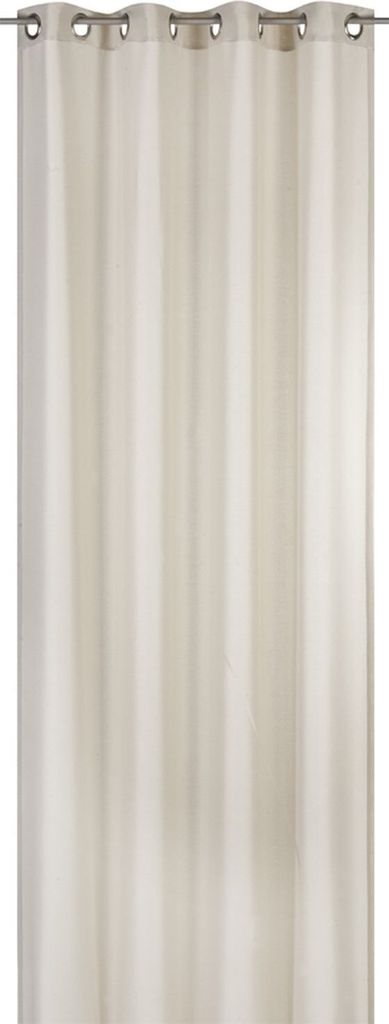 Elbersdrucke Ösenschal Lino 09 beige blickdicht 255x140 cm Produktbild 