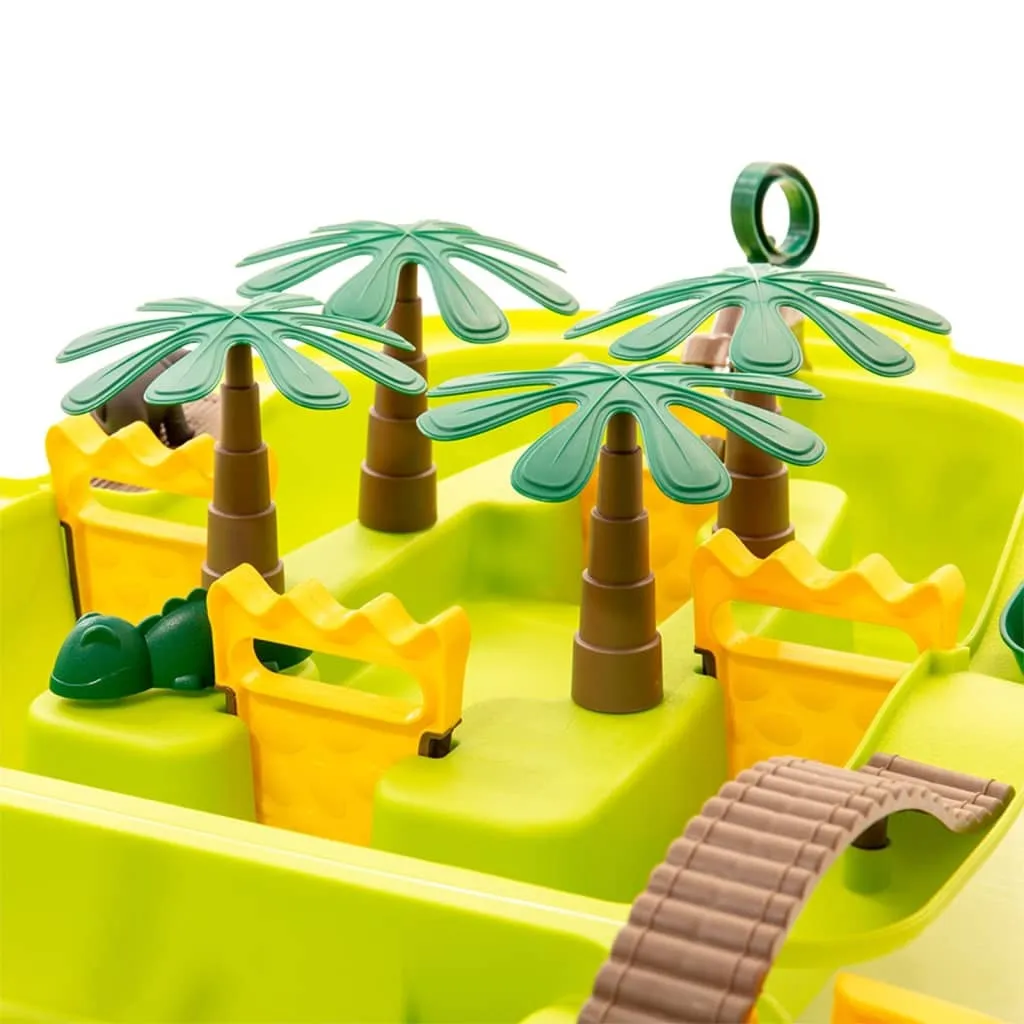 Table de Jeux d'Eau Jungle 66cm - Coffret Polypropylène pour Jardin - 6