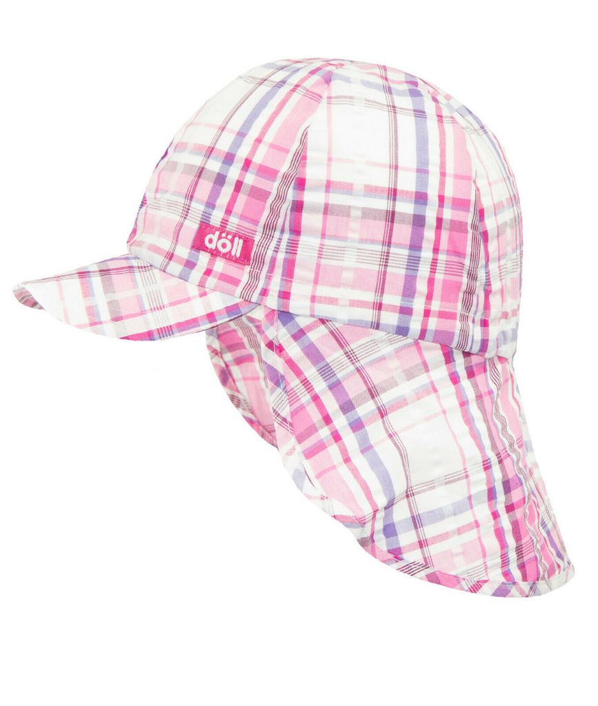 Döll Pink Check Neck Cap