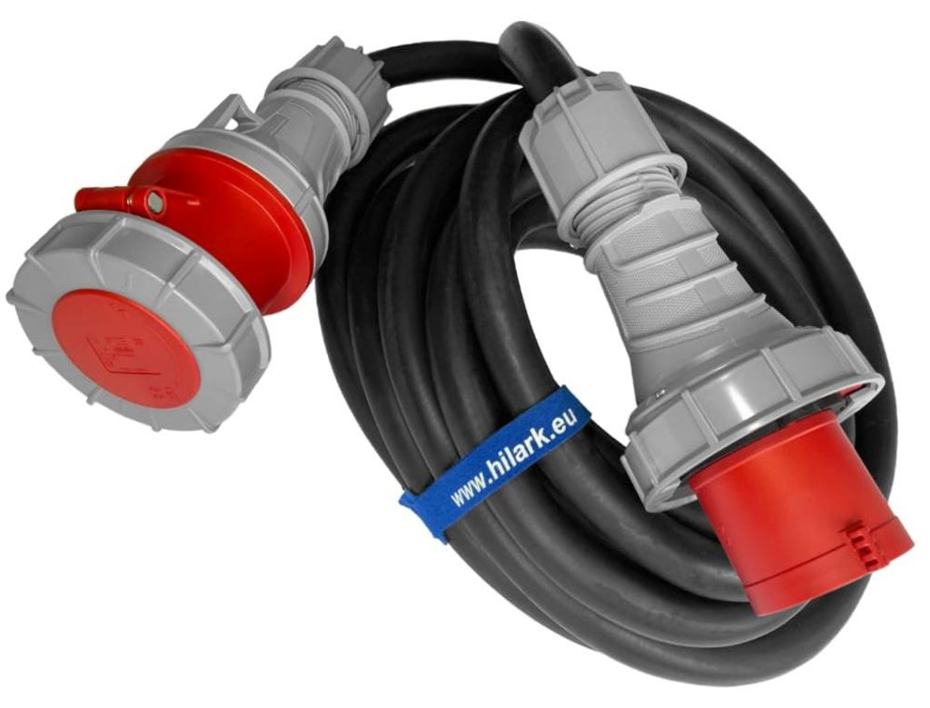 CEE-Adapter, Starkstrom-Adapterleitung Stecker 63A auf Produktbild 