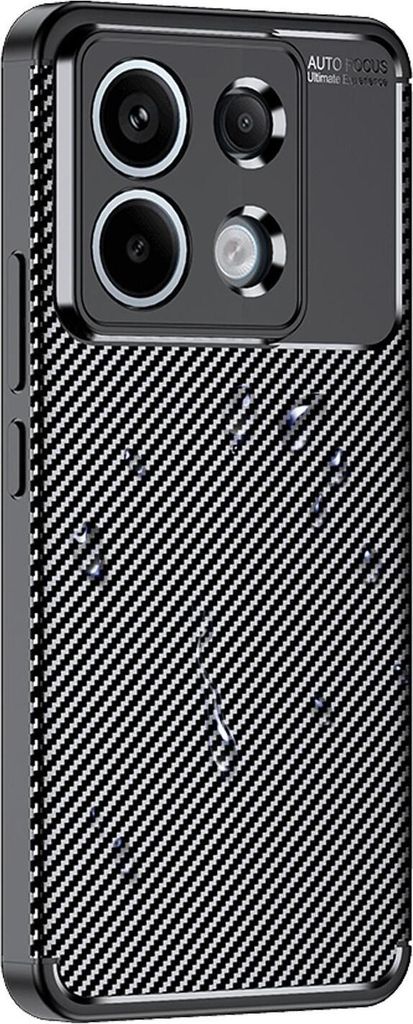 Handy Hülle für Xiaomi Redmi Note 13 Pro 5G Carbon Look Cover Case Schutzhülle Farbe: Schwarz