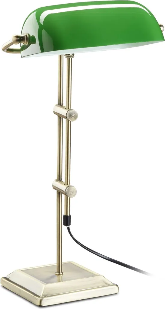 Lampe de banquier idéale pour lecture et bureau professionnel de notaire