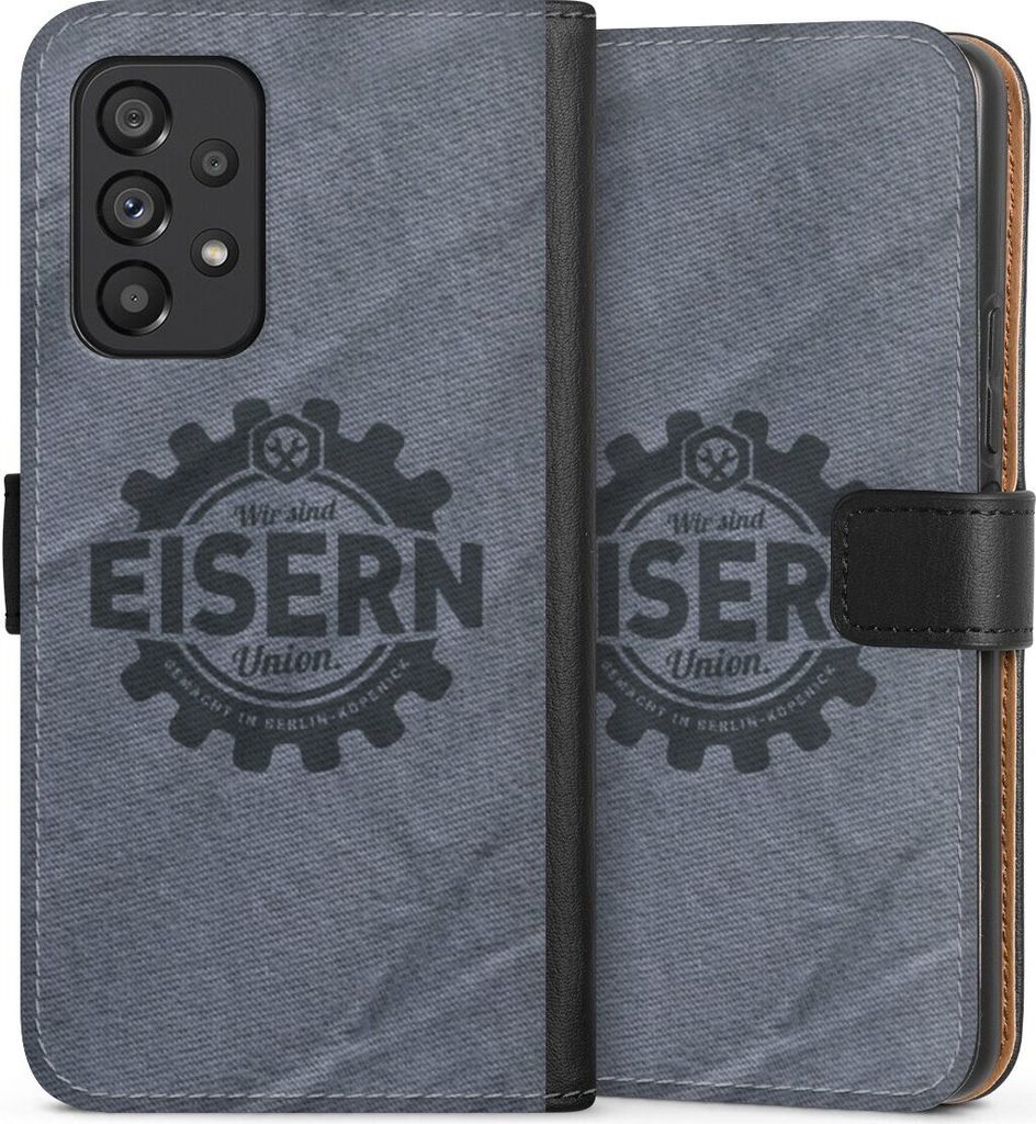 DeinDesign Klapphülle für Samsung Galaxy A53 5G Handytasche Lederhülle Tasche 1. FC Union Berlin FCU Offizielles Lizenzprodukt