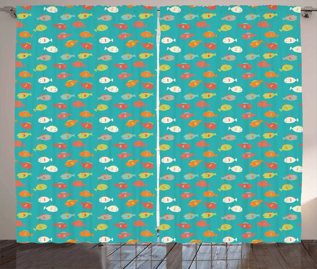 Tenda Design Doodle Pesci ABAKUHAUS 280x175 - Rinnova la tua Camera